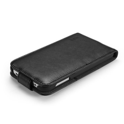 Anker - Cover per Samsung galaxy s5 Schwarz-Leder