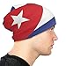 Cuban Flag Fashion Beanie Slouchy for Men Women Cartoon Skull Cap Winter Warm Hat