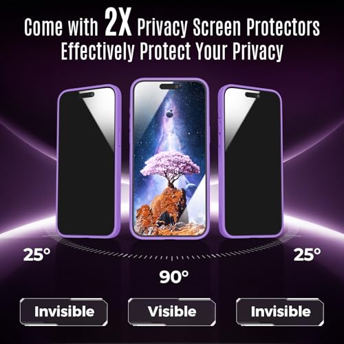 Image of Symcele Designed for iPhone 15 Plus Case, Light Purple