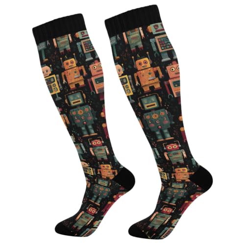Image of Fisyme Socks for Women Men Warm Comfort Athletic Crew Running Hiking Cycling Compression Socks