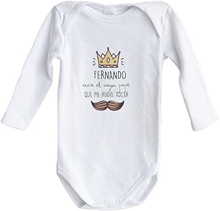 Wanapix | Body Bebe Personalizado | Regalo Original Día del Padre | Body Papa | Cierre con corchetes | Manga Larga | Varia...