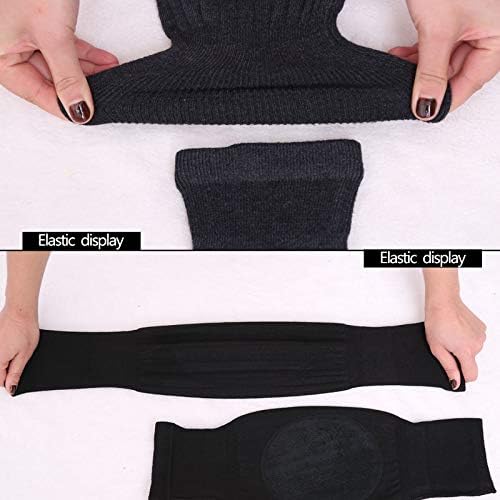Unisex Cashmere Knee Brace Pads Knee Warmers Thicken Lengthen Breathable Elastic Knees Sleeves Support Protector - Image 3