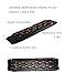STXDAUTO Off-Road Traction Boards Pair Recovery Traction Boards Fits for Jeep and Other Off-Road Vehicles Traction Mat Traction Tire Ladder Traction Mats for Sand Mud & Snow (Black)