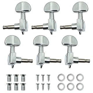 Guitare Tuning Pegs 3L 3R – 6 Pièces Guitare Mécaniques Boutons Guitare Cordes Tuning Chevilles Mécaniques Mécaniques… - Les Beatles, Paul McCartney, John Lennon, RIngo Starr, George Harrison