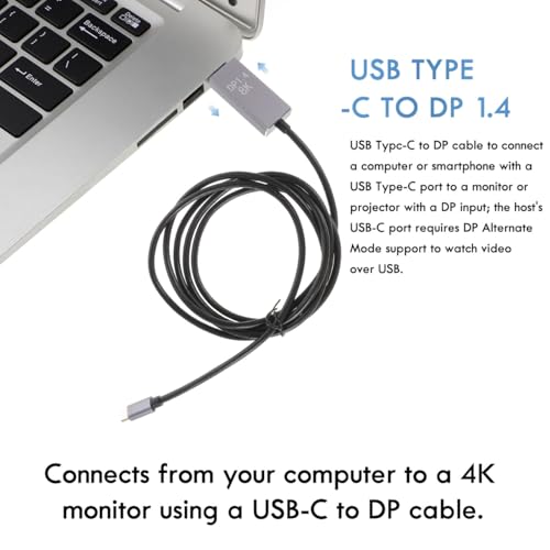 Cable USB adaptador para proyectores compatible cable de conexión multimedia USB EXCEART 2 piezas 6