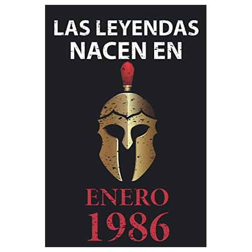 Las leyendas nacen en enero 1986: Regalo de cumpleaños perfecto para hombre y mujer de 35 años I Cita positiva , humor I Cuaderno , diario , libro de ... I Idea original para el 35 cumpleaños