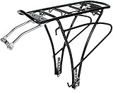 P4B | Gepäckträger Black Point 1.0 | 24 bis 29 Zoll | 3 Streben | Nach DIN 79121 | Fest verschweißt | Rahmenbefestigung | Fahrrad Gepäckträger | In Schwarz