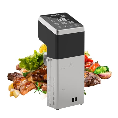 AnchorChef Sous Vide Machine 1600W, IPX7 Waterproof Commercial Co...