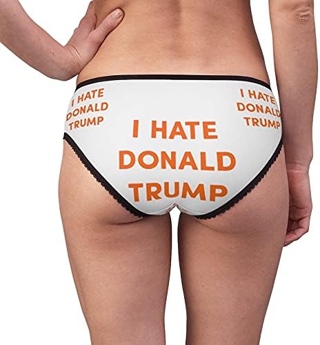 Hate Donald Trump Panties, Hate Donald Trump Underwear, Briefs, Cotton Briefs, Funny Underwear, Panties For Women