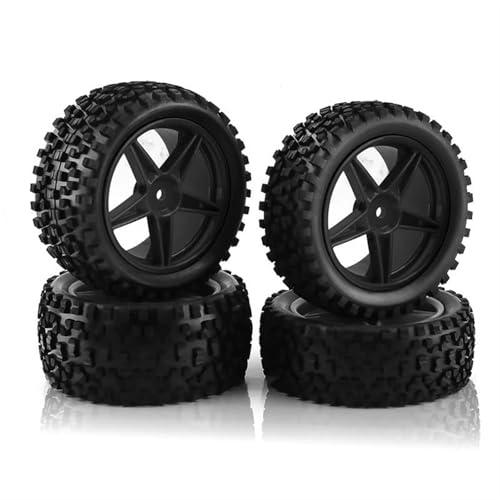 RC�^�C�� For Wltoys For 144001 144010 124017 For Tamiya TT02B For HSP 1/10 1/12 1/14 RC �J�[�I�t���[�h�o�M�[ 4 �� 87 �~�����[�g���^�C���z�C�[���^�C��(Black)