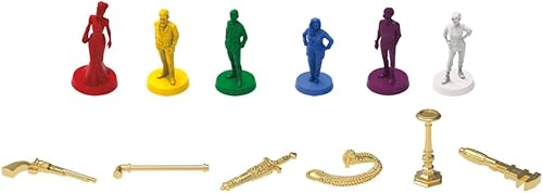 Miniatura 6 de Cluedo - Juego de mesa para niños de 8 años en adelante, clásico reinventado para 2-6 jugadores, juegos misteriosos de detectives, tiempo en familia