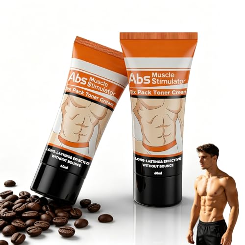 2 Piezas Crema Abdominal, Crema De Masaje Con Efecto Calor, Gel Corporal Para Fitness Y Entrenamiento, Textura Ligera De Rápida Absorción, Para Cintura Y Cuidado Corporal