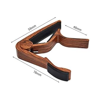 VOARGE Capodastre pour guitare - En alliage de zinc - Pour guitare acoustique, ukulélé, guitare électrique, basse avec… – Image 4