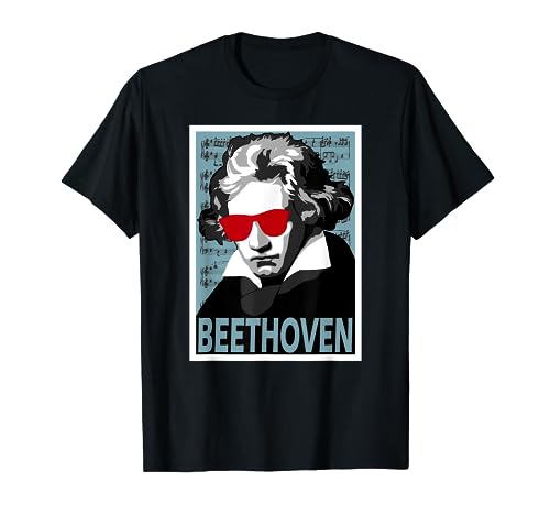 Ludwig van Beethoven Poster Style Graphic T-Shirt