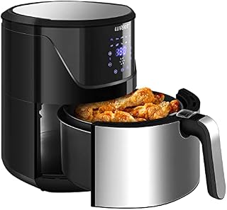 LLIVEKIT 7L Large Air Fryer, Family Size Hot Air Fryer 1800W Digital Touchscreen with 10 Presets, Removable Basket, Timer & Temperature Control for Oil Free & Low Fat Healthy Cooking