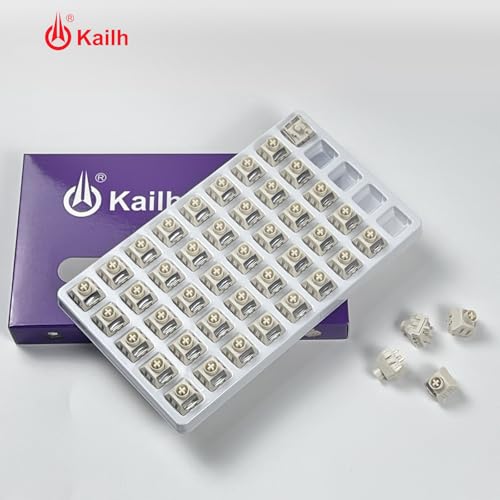 Image of Kailh Box Ice Cream Pro Linear Switch,5-pin RGB SMD 45gf Full POM Material Pre-Lubed Key Switches for Mechanical Gaming Keyboard(Ice Cream PRO,72Pcs)
