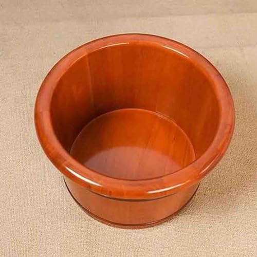 Tina de baño para pies de madera con tapa miniatura 5