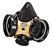 MSA 808076 Comfo Classic Soft Feel Hycar Rubber Half-Mask Facepiece Respirator, Large, Black