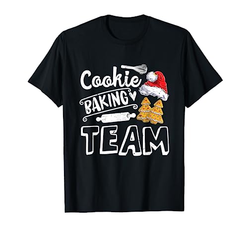 Cookie Baking Team Christmas Squad Xmas Crew m Gingerbread Camiseta