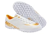 Zquaus Mens Soccer Shoes,Turf Athletic Hightop Shoes,Training Long Studs High-Top Football Shoes DSD196-M2-43