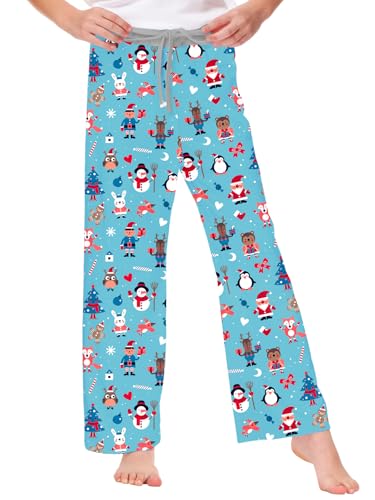 Image of Remimi Girl Boy Plaid Pants Drawstring Summer Casual Loose Bottoms 5-14 Years