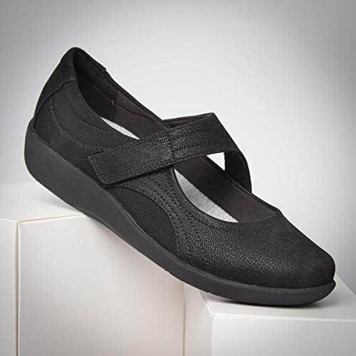 Clarks Women's Sillian Bella Closed-Toe, Black, 8 | Image 5