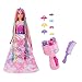 Barbie Doll, Fantasy Hair with Braid and Twist Styling, Rainbow Extensions, Twisting Tool with Accessoriesâ€‹â€‹