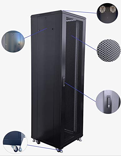 RAISING ELECTRONICS 42U ���b�N�}�E���g �C���^�[�l�b�g/�l�b�g���[�N �f�[�^�T�[�o�[ �L���r�l�b�g 800mm (31.5�C���`) �f�B�[�v