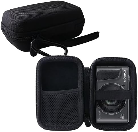 WERJIA Hard Carrying Case Compatible with Canon PowerShot SX720 SX620 SX730 SX740 G7X Digital Camera (Storage case, Black)