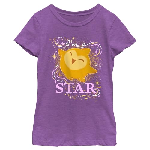 Disney Wish Im a Star Girls Short Sleeve Tee Shirt