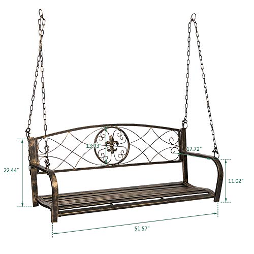 Henf Outdoor Patio Porch Swing Bench Ru Buy Online In Sri Lanka At Desertcart