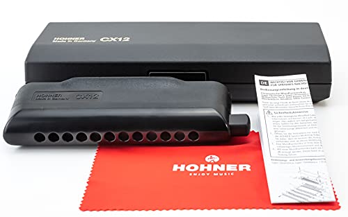 Harmonica HOHNER CX12 chromatique en DO - Les Beatles, Paul McCartney, John Lennon, RIngo Starr, George Harrison Harmonica HOHNER CX12 chromatique en DO – Image 5