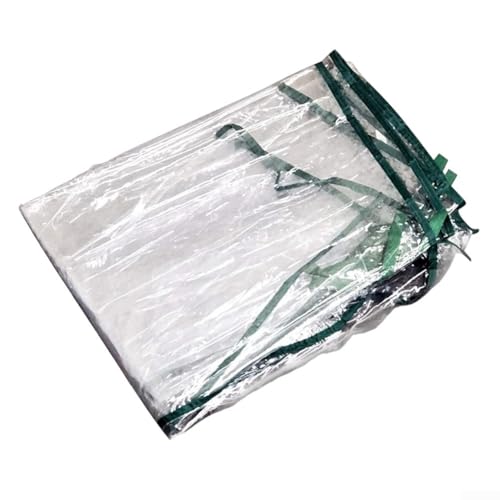 Pflanzenschutz-Gewächshausabdeckung mit robuster Wetterbeständigkeit, einfache Aufbewahrungslösung, transparentes PVC, 69 x 49 x 158 cm (transparent)