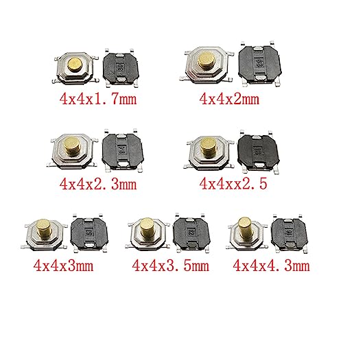 Mini interrupteur tact 4x4mm et bouton poussoir micro-interrupteur SMD de 3mm