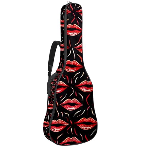 Sac guitare acoustique vintage pour musiciens urbains housse imperméable transport concerts