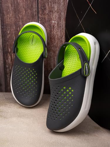 Image of Crosskix AeroComfort 2.0 Men's Lightweight Sport Clogs - Breathable EVA Slip-On Water Shoes with Arch Support and Adjustable Heel Strap