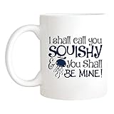 Fonhark - Finding Nemo Coffee Mug, I Shall Call You Squishy, Dory, Finding Dory, Finding Nemo Quote, 11 Oz Novelty Coffee Mug/Cup, White