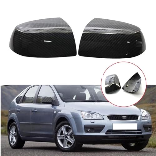 Boîtier de rétroviseur intérieur pour Ford Focus MK2 au design noir laqué - 6
