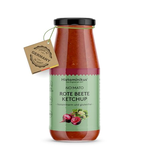 Histaminikus Rote Beete Ketchup 276 ml - vegane Tomatensauce aus roter Beete - Premium Tomatenketchup - histaminarme Sauce - Ketchup ohne Zuckerzusatz, Farb- & Konservierungsstoffe - Made in Germany Histaminikus Rote Beete Ketchup 276 ml - vegane Tomatensauce aus roter Beete - Premium Tomatenketchup - histaminarme Sauce - Ketchup ohne Zuckerzusatz, Farb- & Konservierungsstoffe - Made in Germany