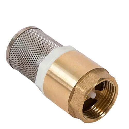 TopHomer Crepine pompe 88 x 37 mm - 1 pouce, acier inoxydable | Clapet anti-retour, tuyau aspiration, sans raccord