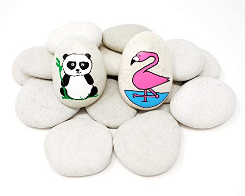 Capcouriers Rocks For Painting 20 Painting Rocks For Rock Painting About 2 inches in length