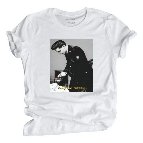 T-shirt Elvis Presley Crazy for Caffeine