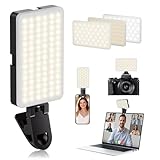 BNEHHOV 90 LED Lumière Téléphone Selfie Light, 3 Modes d'éclairage ajustés et 10 Niveaux de luminosité pour téléphone, Caméra, Ordinateur Portable, Appareil Photo, Maquillage, Vlog