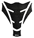 BIKE-label Tankpad 3D Carbon Schwarz Optik universell für Motorrad Tanks X507751VA