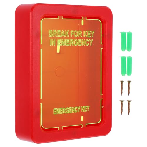 HOMOCONO Caja de Llaves de Emergencia con Sistema de Bloqueo, Organizador Multifuncional para Tarjetas y Objetos peligrosos, gabinete de Pared para Oficina y hogar Varios Estilos
