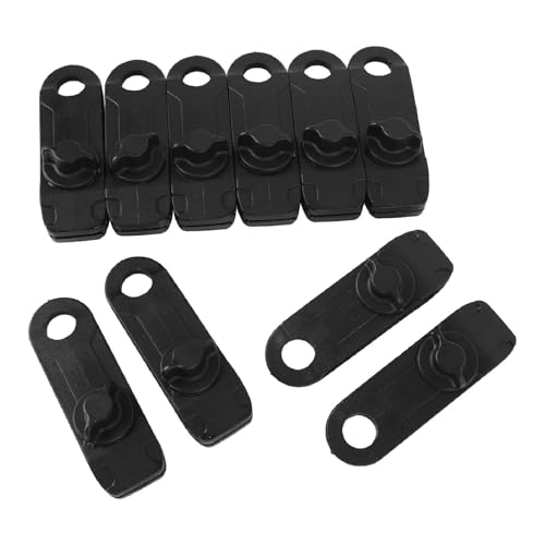 10 Stück Planen-Clips, Robuste Kunststoff-Zelt-Clips, Pool-Abdeckungs-Clips für Camping, Markisen, Vordächer, Autoplanen
