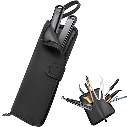 Estuche Resistente al Calor para Plancha de Pelo Negro miniatura 1