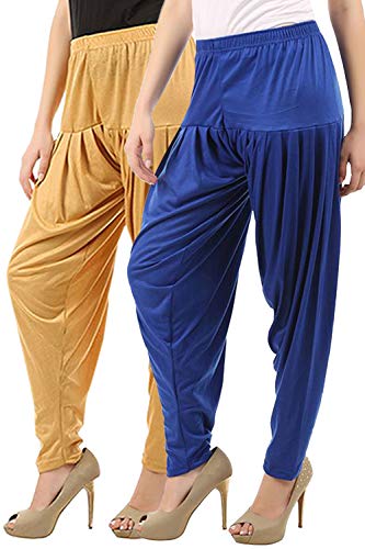 Image of Buy That Trendz Patiala Salwar for Women Viscose Patiala Pant Combo