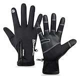 Los guantes cálidos tienen pu?os elásticos, que se ajustan cómodamente a la mu?eca y son resistentes al viento y a la lluvia.?Muy adecuado para actividades al aire libre, ciclismo, senderismo, conducción, esquí, escalada, senderismo, running.?Incluso si vas a trabajar, este guante de conducción es un artículo imprescindible en invierno para mantener tus manos calientes y secas.