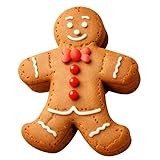 Christmas Gingerbread Man Molds Christmas Silicone Molds 10 Inch Large Gingerbread Man Mold Christma Baking Cake Pan with Gingerbread Mans for Baking Cake Cookie Chocolates Candy Jello Ice Cubes(Red)